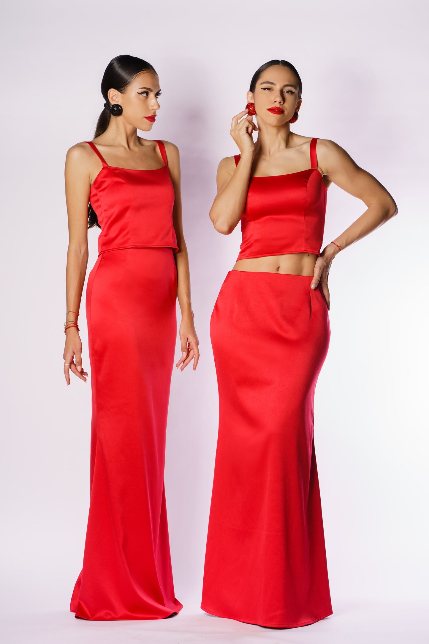 Fusta - Jupe Rouge Maxi