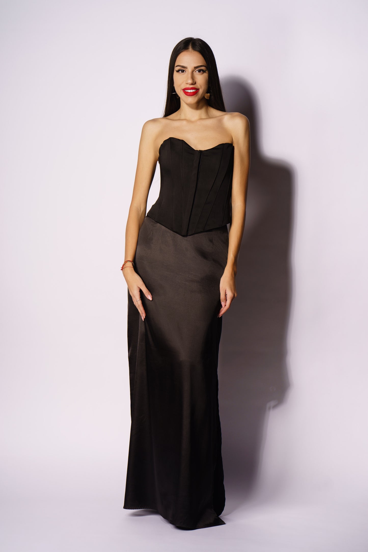 Fusta - Jupe Noire Maxi