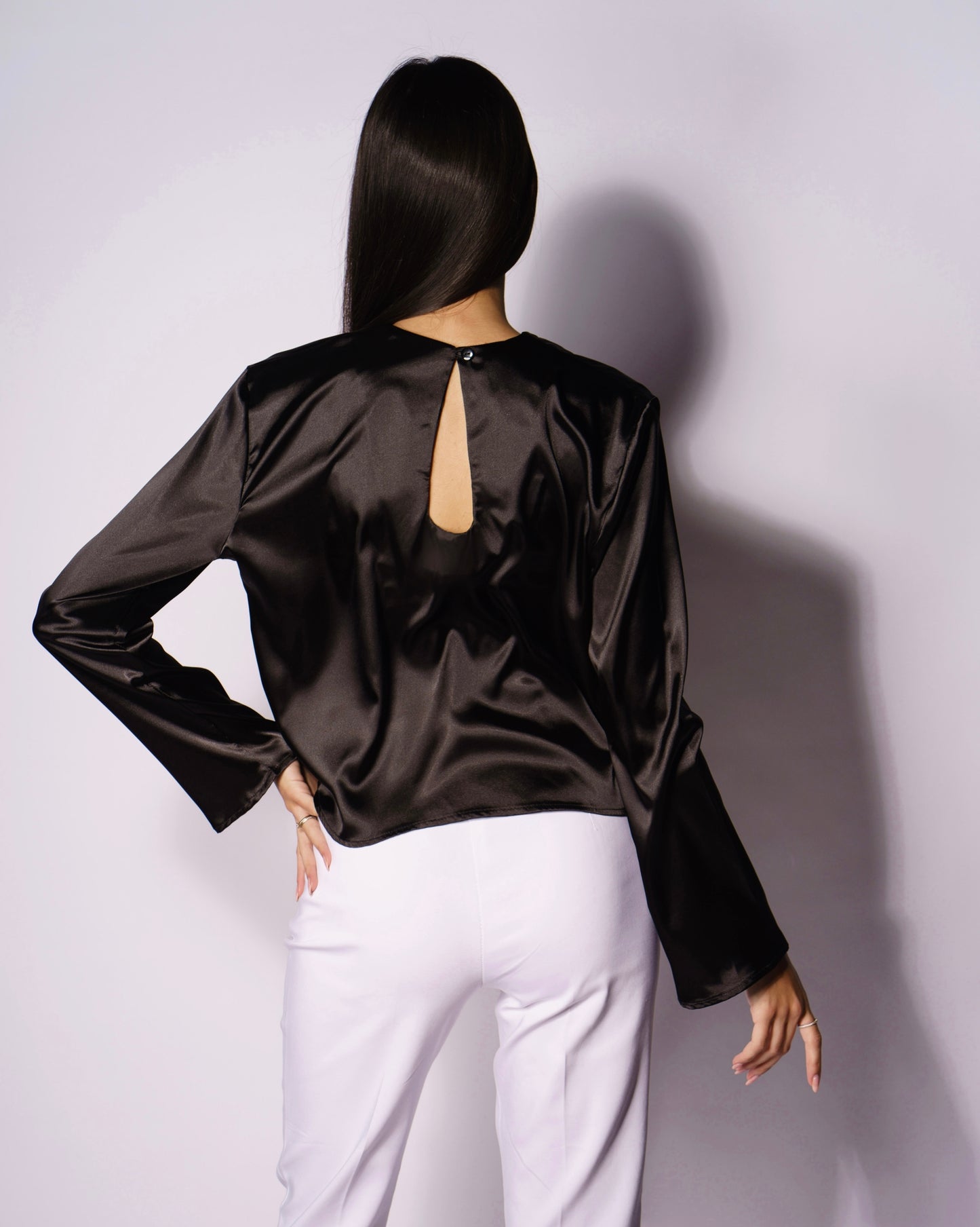 Bluza Satin - Satin Blouse Noire