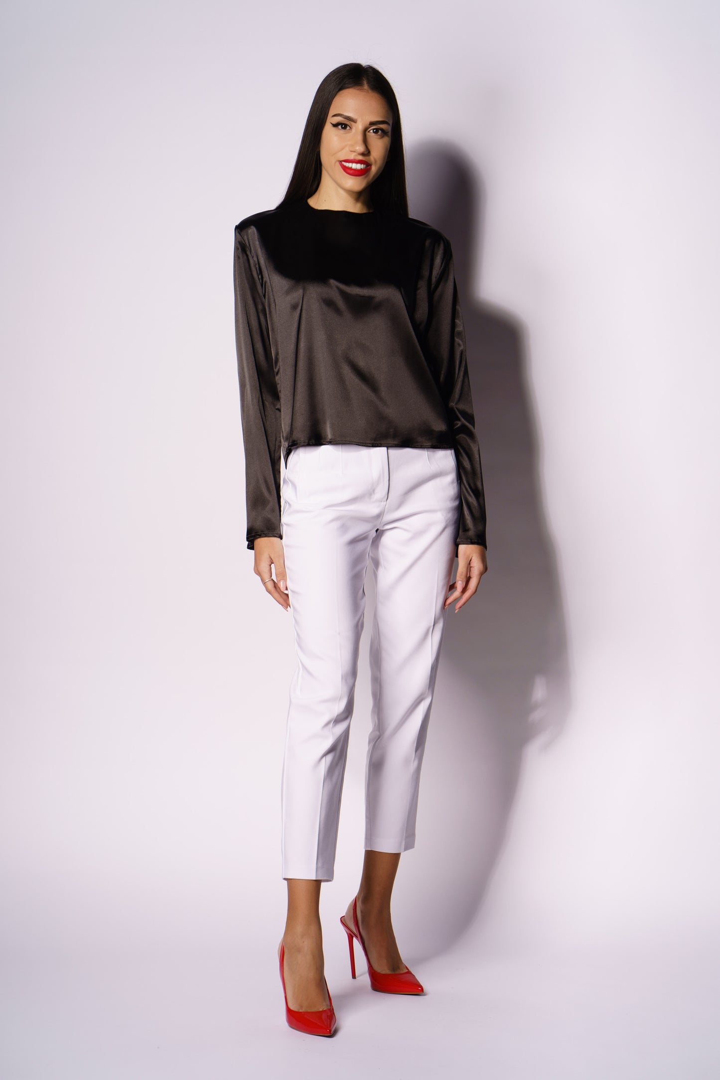 Bluza Satin - Satin Blouse Noire